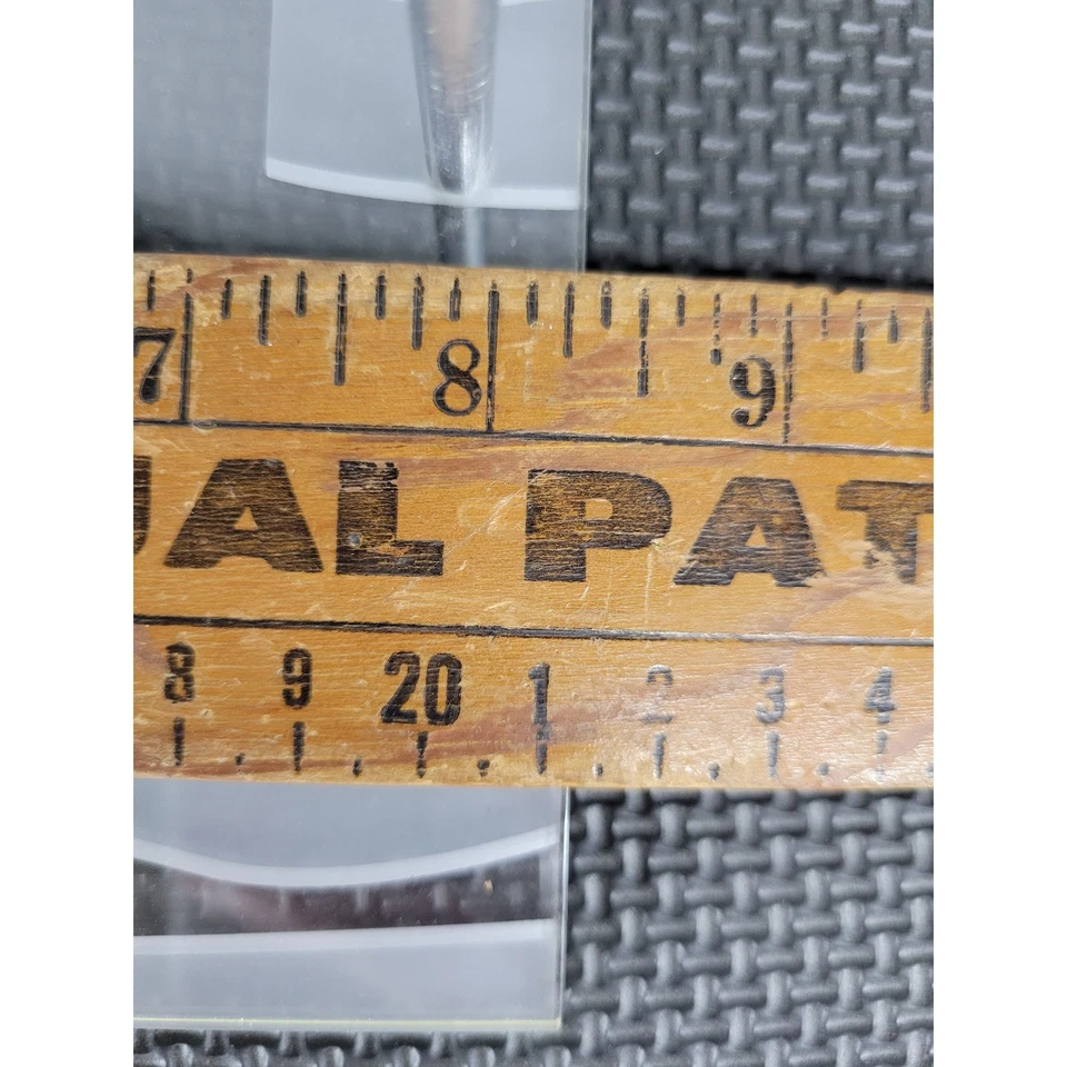 Marco de fotos de vidrio transparente diseño remolino esmerilado pantalla de mesa Foto 3 de 4