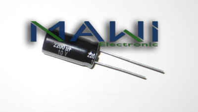 Elko 2200μF / 10 V / Radial / 10mm passend zb. für Samsung CLX-6260 / 6260FW