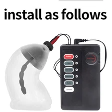 1Set Male Electric E-stim Stretcher Urethral Sounding Sleeve Plug Dilator MALE