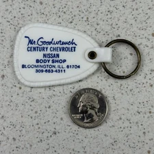 Century Chevrolet Nissan Body Shop Bloomington Illinois Keychain Key Ring #50117