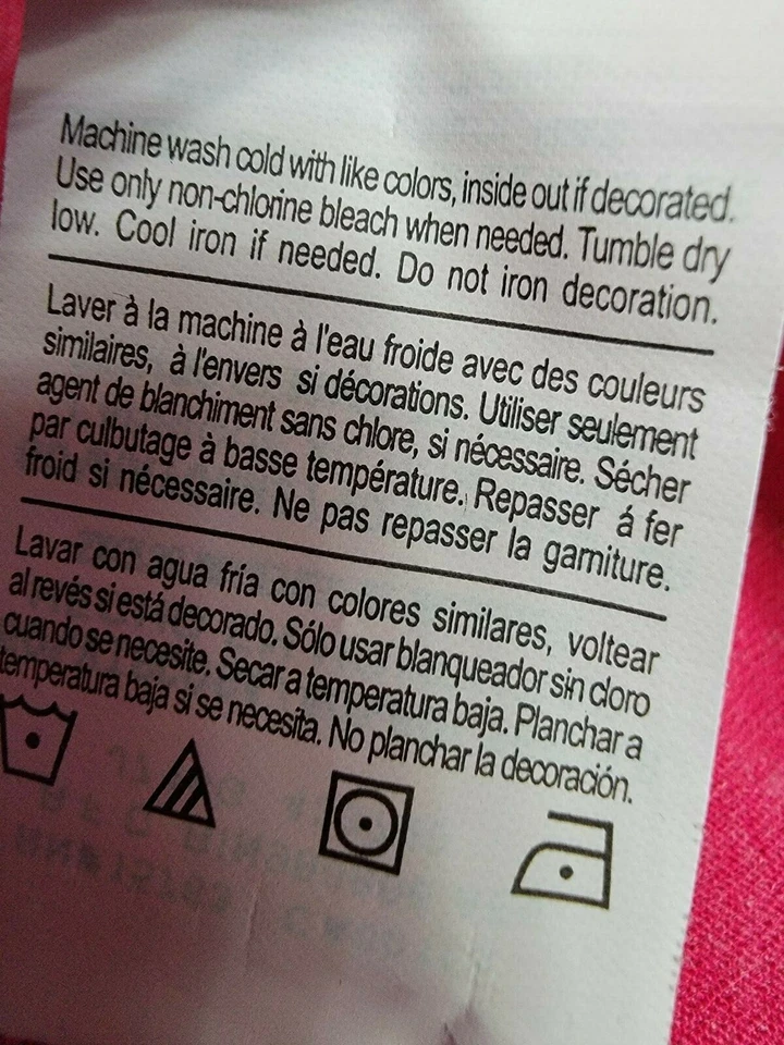 Camisa Top Blusa Just My Size Mujer Talla 5X 30W/32W Rosa Gris Plata NUEVA Foto 4 de 4