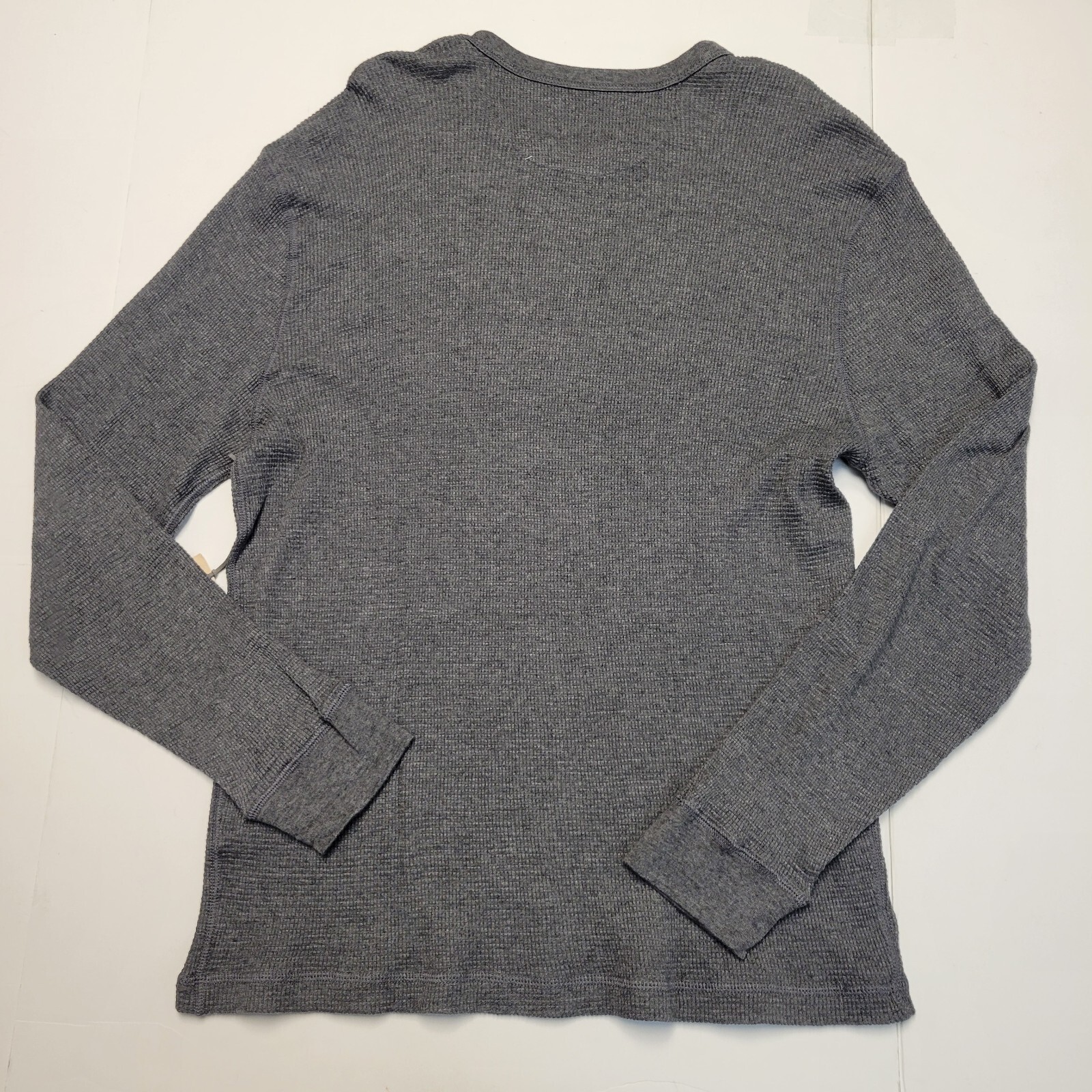 New $105 True Grit Thermal Crewneck Sweatshirt Men's 2XL XXL Gray Cotton Modal