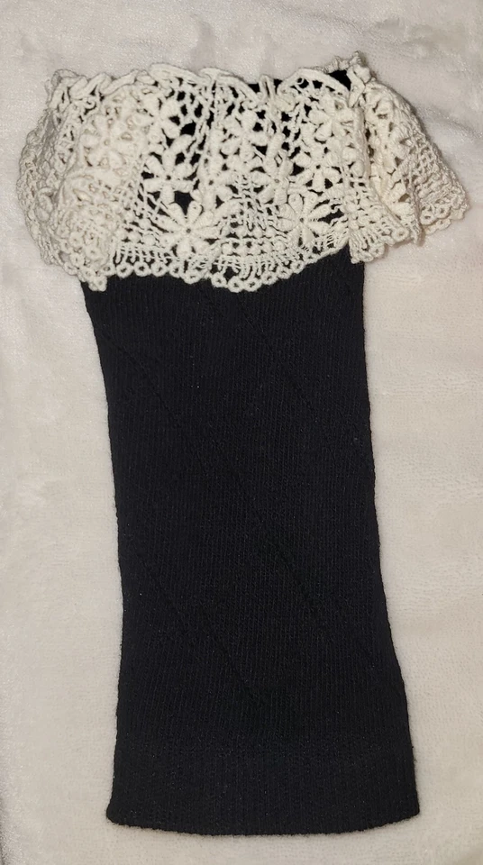Set Of Seven 7 WinWin Crochet Lace Boot Cuffs Different Styles & Colors - Image 2 of 2