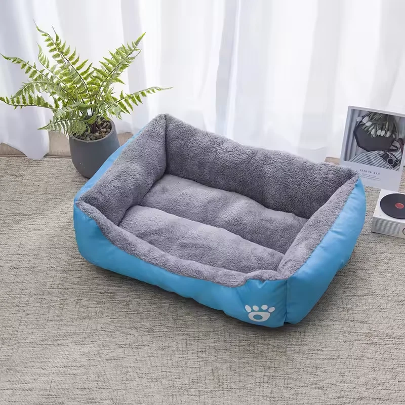 Washable Pet Calming Bed Cat Puppy Large Dog Sleep Warm Soft Plush Comfy Cushion - image 4 of 4