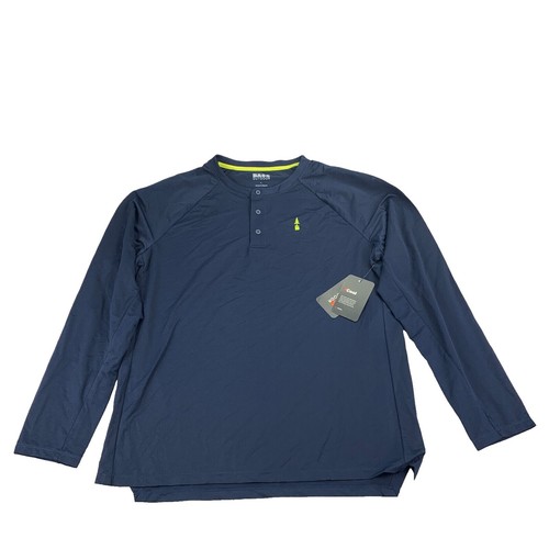 Chemise Pêche Bass Pro Shops – Homme Taille L – Bleu – Signature Johnny Morris – 1/4 Zip