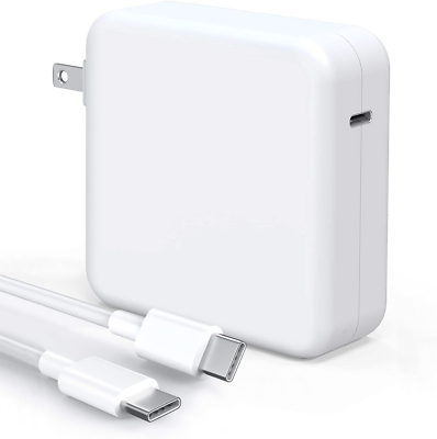 96W USB-C Charger Adapter Charger for MacBook Pro 16 A2141 A2166