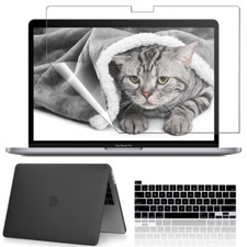   For MacBook Pro 13 M2 2022  Soft Rubberized Case  KB Cover  Screen Protector