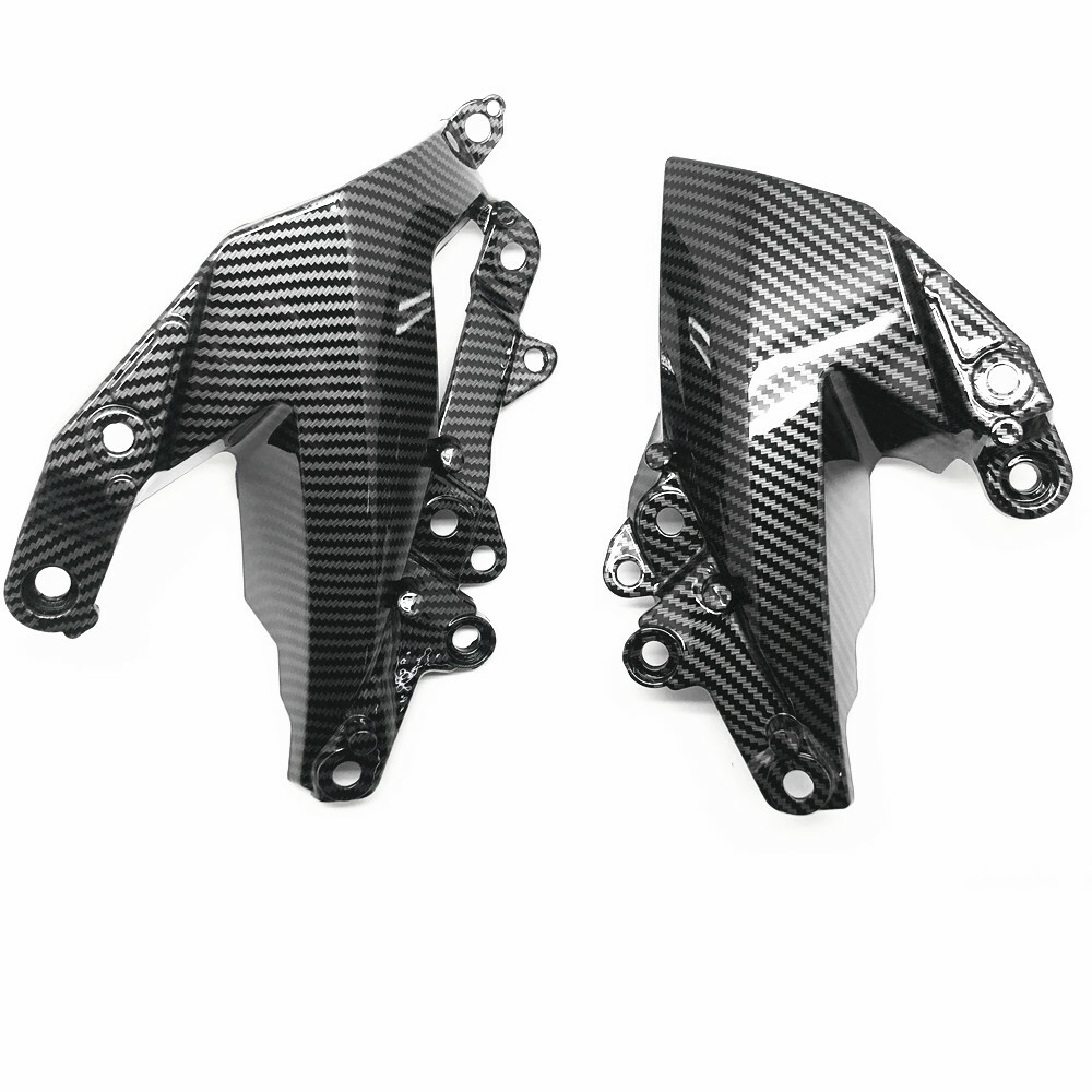 Carbon Fiber Side Mid Engine Cover Fairing For 2009-2012 KAWASAKI