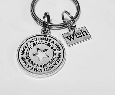 Fabelhafter ''Erfolg'' - Make A Wish - Schlüsselanhänger Bagcharm nützlich fabelhaftes Geschenk  ️ 