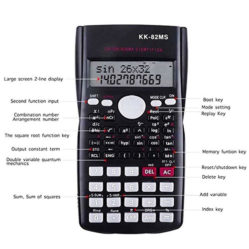 Student Office Multifunction Universal Scientific Calculator Mathematics School - Picture 2 of 5
