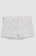 420 BLANKNYC Girl's Kid's White Casual Cut Off Denim Jean Short Shorts Size 8
