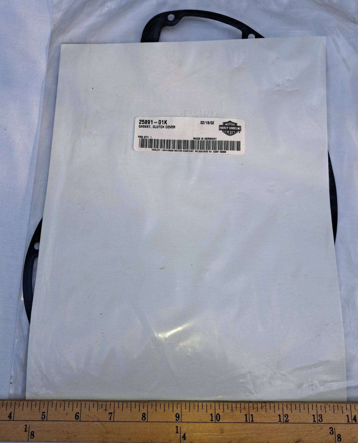 NOS Genuine HarleyDavidson 2589101K VRod Clutch Cover Gasket 2002