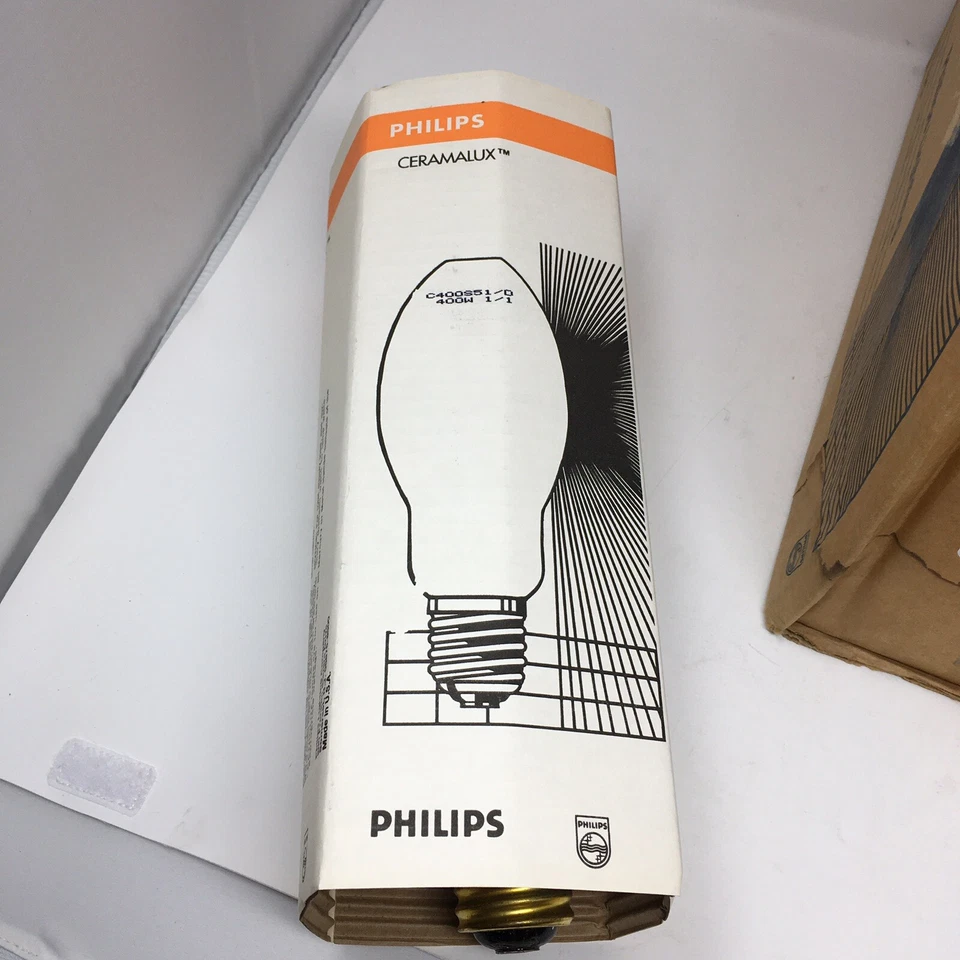 (Box of 6) Philips Ceramalux HPS 400W Mogul Light Bulbs 34602-3 C400S51/D ED-37 - Image 3 of 4