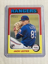 2024 Topps Heritage High Number #691- Jack Leiter Rookie Rc Card. rookie card picture
