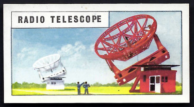 BROOKE BOND - OUT INTO SPACE (''ISSUED WITH'') - #48 RADIOTELESCOPES