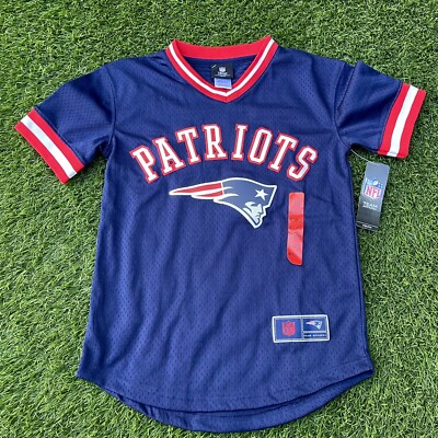 Team NFL New England Patriots Baseball Style Jersey Football Youth