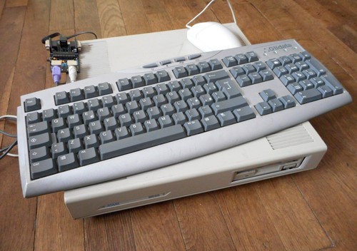 Atari MEGA ST 2 TOS 1.04 / BLITTER, FALCON 030 drive, EIFFEL CARD + ps2 keyboard - Photo 2/18