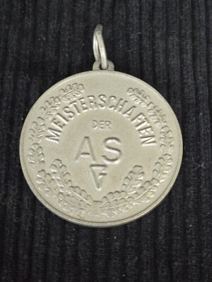 Meisterschaften der ASG   2. Platz   DDR   Sport-Medaille *aus Sammlung*