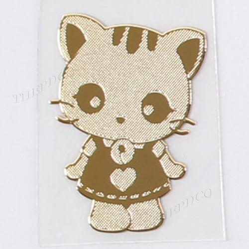 Pretty Girl Cat Sticker Laptop Tablet Device Smart Mobile Cell Phone JNK Design - Picture 2 of 7