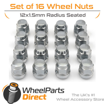 Original Style Radmuttern (16) 12x1,5 Radius für Honda Jazz [Mk3] 08-13