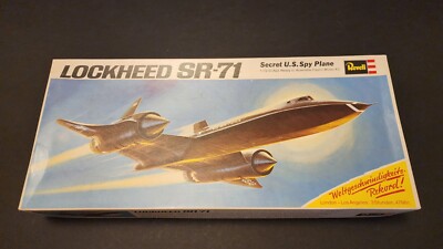 REVELL LOCKHEED SR-71 SECRET U.S. SPY PLANE 1/72 SCALE SR