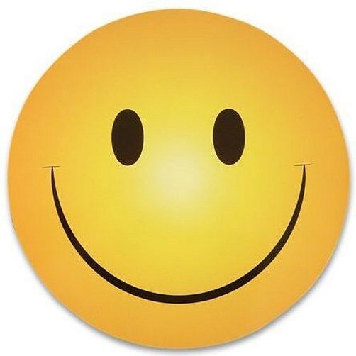 24 HAPPY SMILE FACE Car Magnets Fridge Party Favor Large 5 1/2