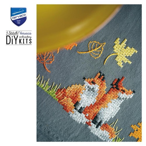 Diy Needlepoint Mixed Embroidery "Pn-0198567". Embroidery Kit Printed Сanvas - Picture 3 of 7