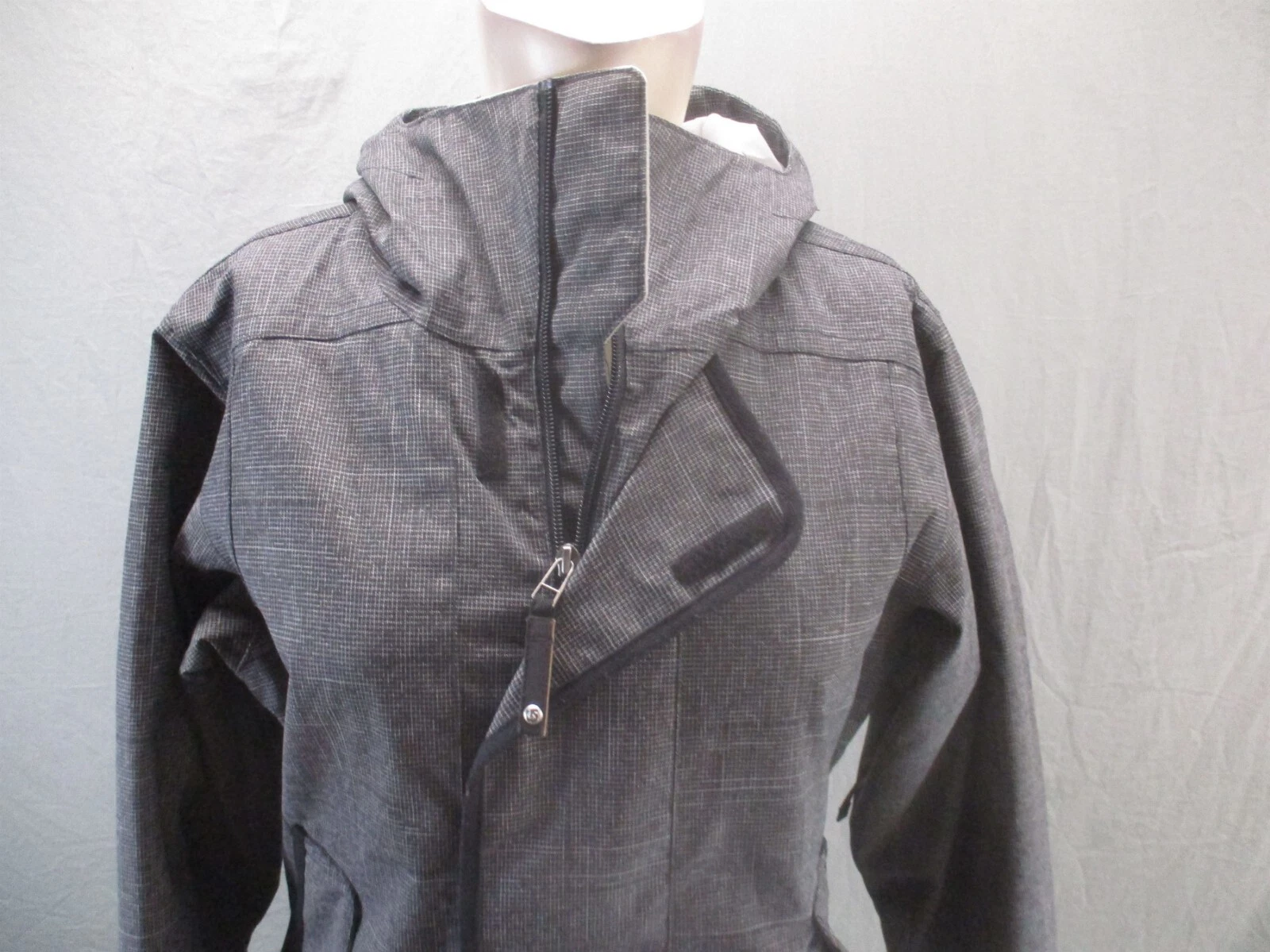 burton dryride full zip hood powder skirt snowboard jacket