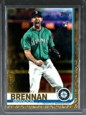 2019 Topps Update Brandon Brennan Gold Rookie Rc #'d 0977/2019 #US11