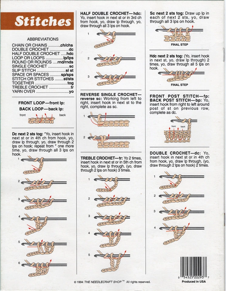 "Crochet Precious Playsuits" ©1994 The Needlecraft Shop Leaflet 941808 5 Designs - Image 2 of 2