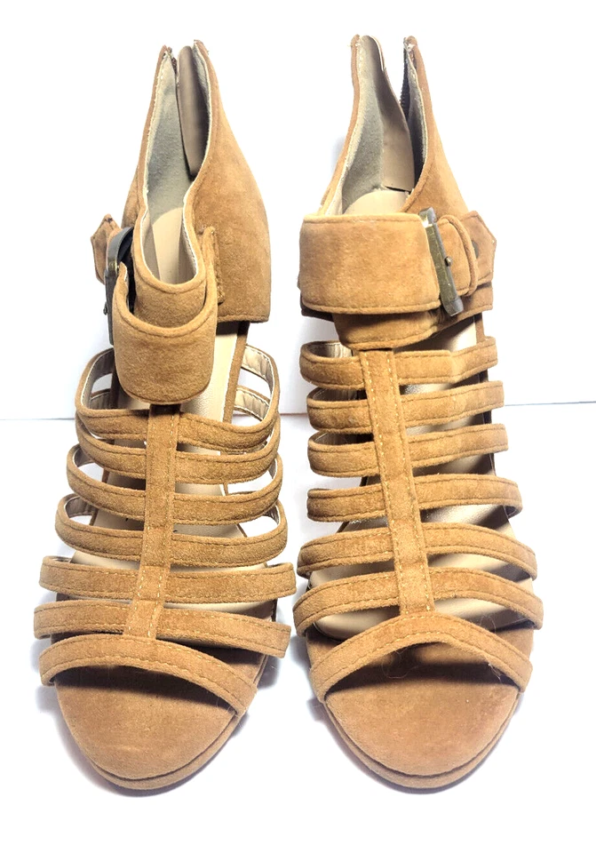 SALTOS DELICACY LEXIE-61 TIRAS DE CAMURÇA E ZÍPER TAMANHO 9 - Imagem 2 de 4