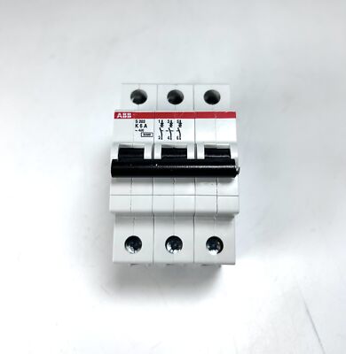 ABB S203, K6A 253/440VAC 3 Pole Circuit Breaker Switch