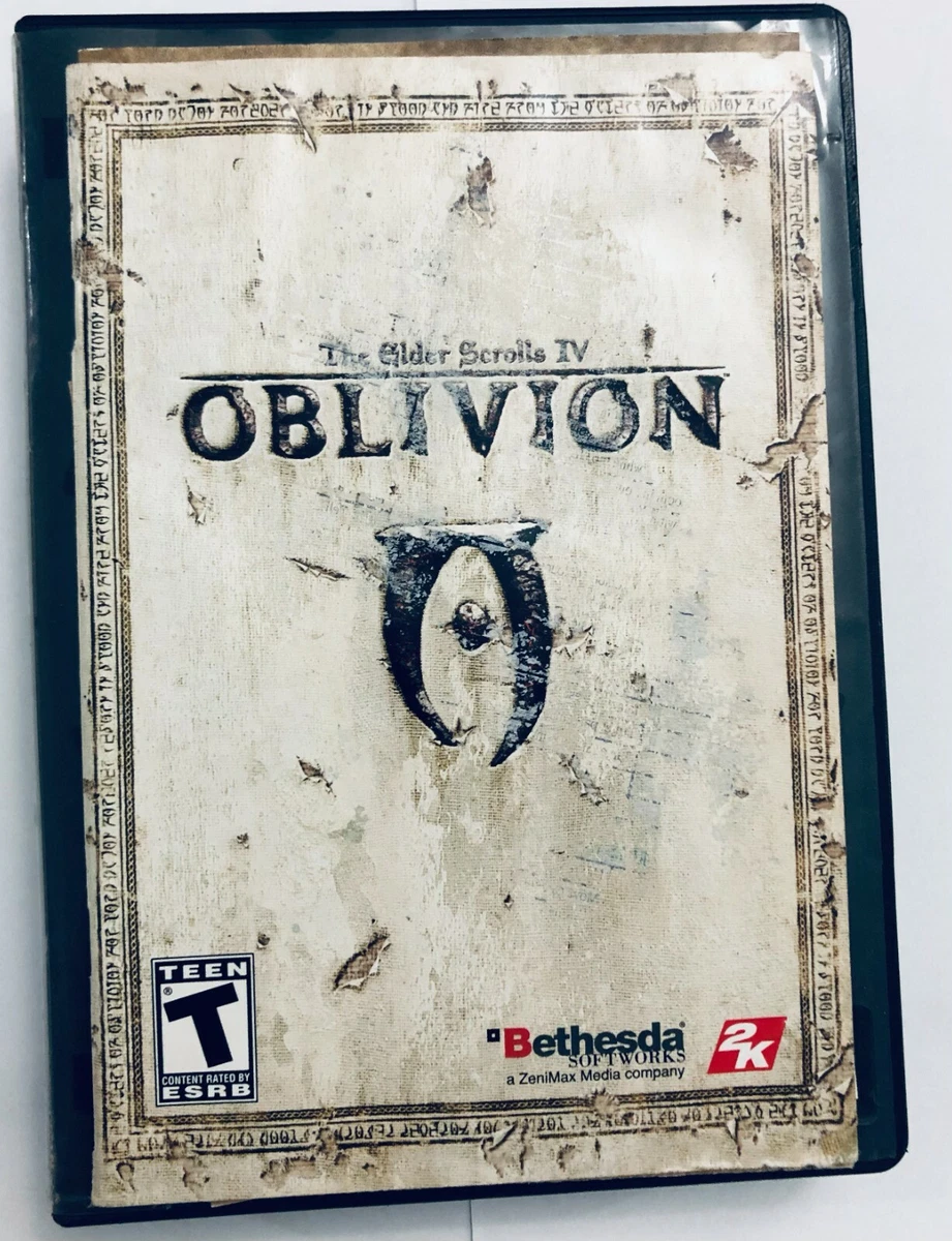 Elder Scrolls IV: Oblivion TEEN and MATURE CD (PC, 2006) W manuel no cover art