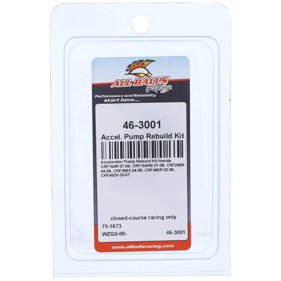 All Balls Accelerator Pump Rebuild Kit 46-3001 for Honda CRF 450 R 02-06 Foto 4 de 4