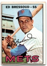 1967 Topps Ed Bressoud New York Mets #121