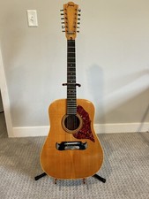 1973 Framus Texan 12 String In Natural Finish Top Passive Piezo Pickup