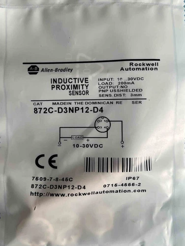 Allen Bradley 872C-D3NP12-D4 Proximity Switch - Picture 1 of 4