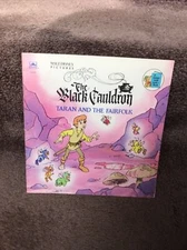 Vintage The Black Cauldron Taran and The Fairfolk 1985 Golden Book Disney