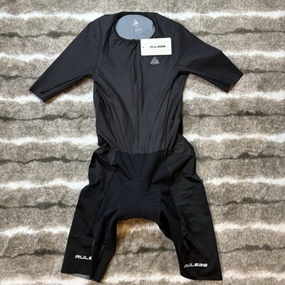 Rule 28 Women s Road Race Skinsuit 3.0 Black Size: L NWT