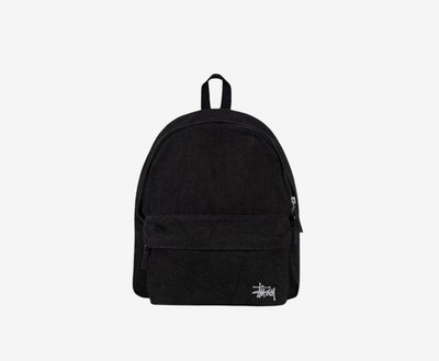 Stussy Cotton Canvas Unisex Backpack With Padded Shoulder Straps