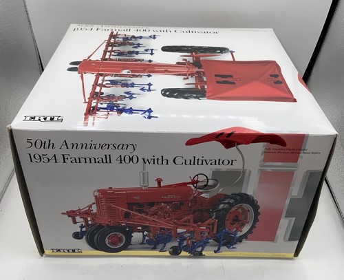 Ertl 1954 Farmall 400 Tractor w Cultivator 50th Anniversary 2004 1/16 #14333A