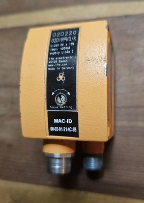 ifm O2D220, 02DIRPKG/K, Vision Sensor. Tested. Free Shipping