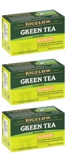 Lot 3 NIB Bigelow Green Tea Classic Decaf 60 Bag Brew Instant Christmas FreeShip