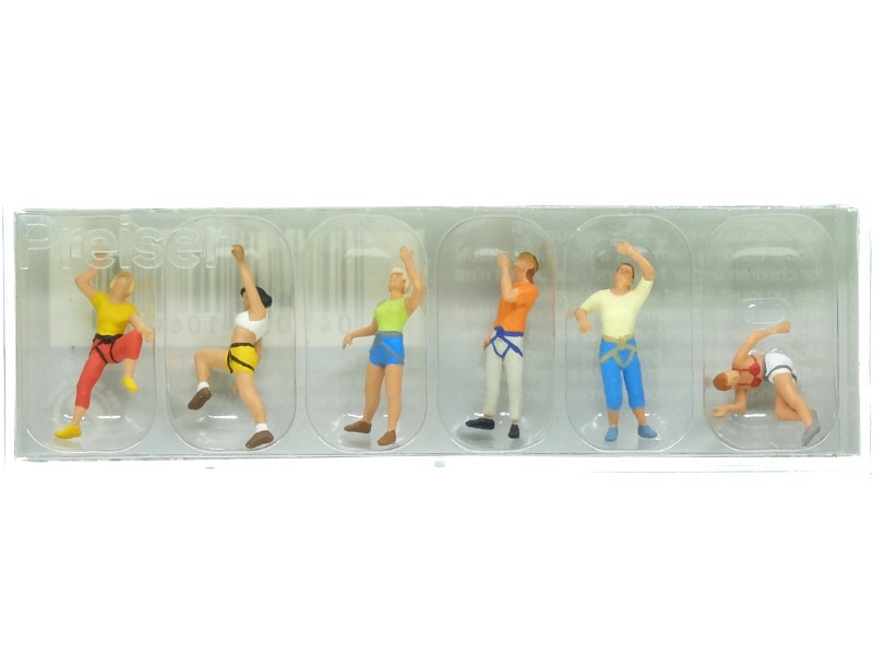 PREISER Activité d'escalade maquette train HO 1/87 figurines 10606