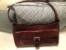 Reduced Hobo International Leather Hobo Handbag 6x13 Zip Buckle Leather Strap