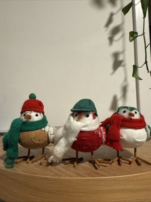 Spritz Target MINI birds Holiday / Winter Set Of 3