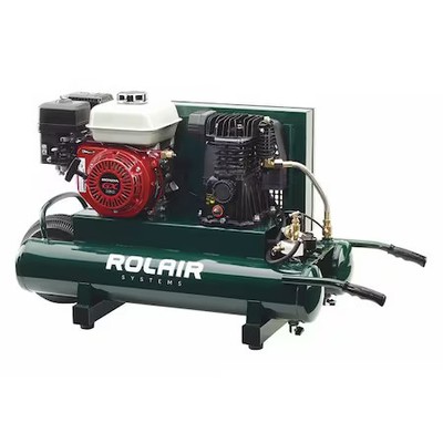Rolair 4090Hmk113-0001 Portable Gas Air Compressor, 9 Gal., 5.5Hp