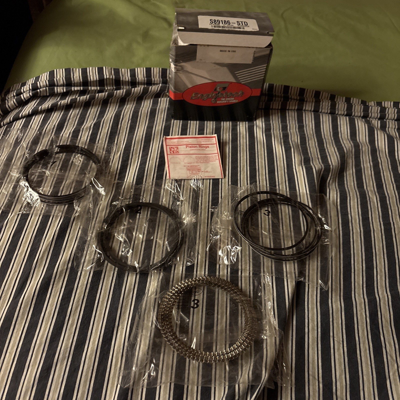 Engine Piston Ring Set S89186-STD