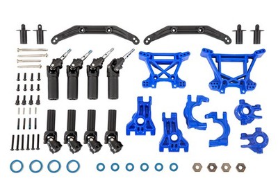 Traxxas 1/10 Hoss 4x4 VXL * Extreme Heavy-Duty Upgrade Kit, Blue * 9080X