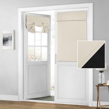 100 Blackout French Door Curtains, Privacy Door Curtains for Window, 26 X 40...